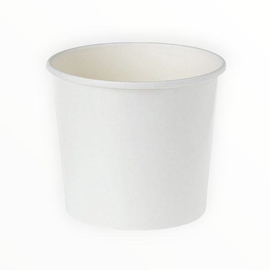 26oz White Paper Soup Container Base