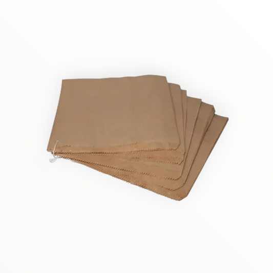 8.5x8.5 Strung Brown Paper Bag