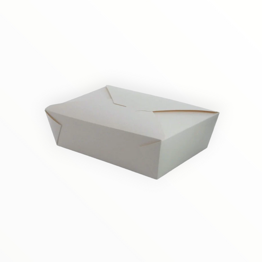No2 White Biodegradable Leakproof Container